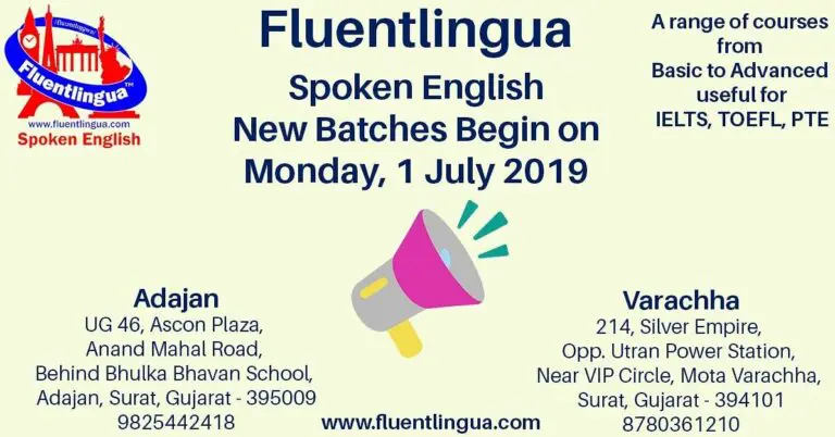 Spoken English Classes in Surat