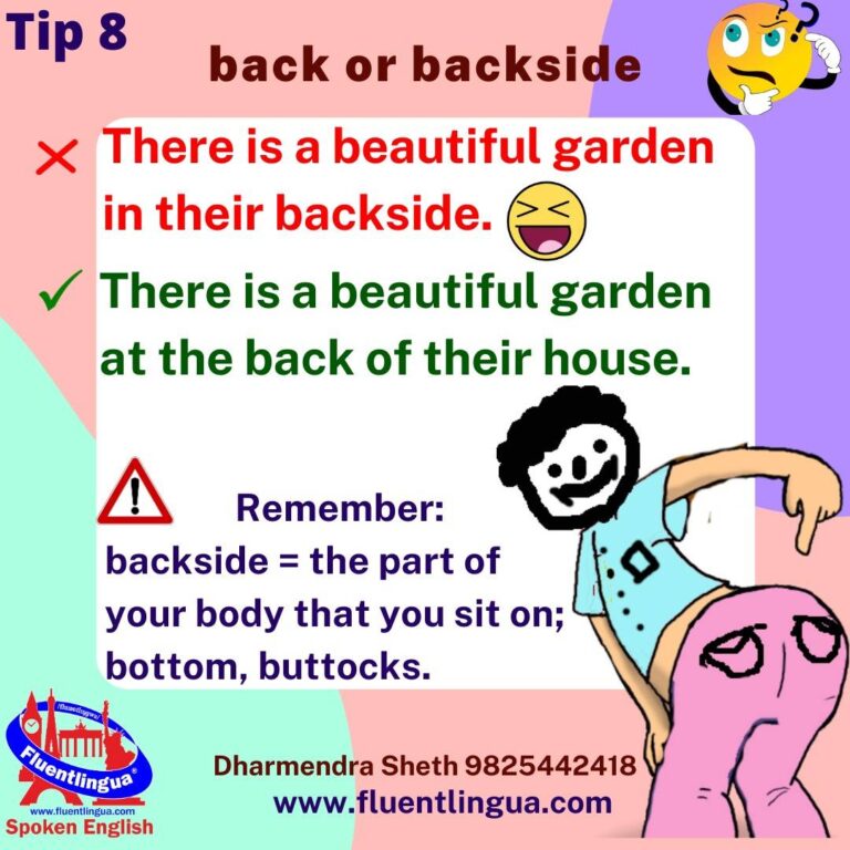 Back or backside